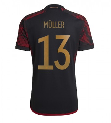 Tyskland Thomas Muller #13 Replika Udebanetrøje VM 2022 Kortærmet